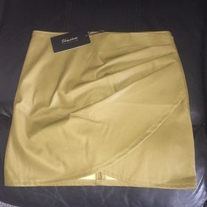 NWT Olive Green Mini Skirt